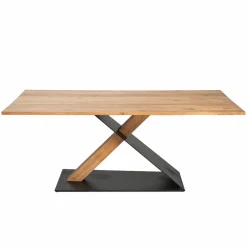 Made in Meubles Table À Manger<Table à manger en bois d'acacia et métal Coco