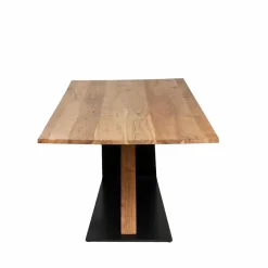 Made in Meubles Table À Manger<Table à manger en bois d'acacia et métal Coco