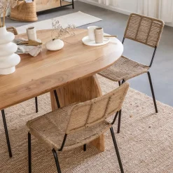 Made in Meubles Table À Manger<Table à manger en bois d'acacia Paulo