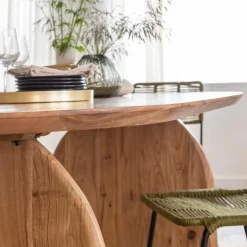 Made in Meubles Table À Manger<Table à manger en bois d'acacia Paulo