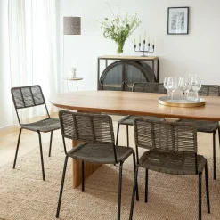 Made in Meubles Table À Manger<Table à manger en bois d'acacia Paulo