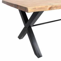 Made in Meubles Table À Manger<Table à manger en bois d'acacia et métal Tree