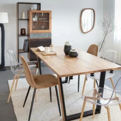 Made in Meubles Table À Manger<Table à manger en bois d'acacia Léandre