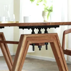 Made in Meubles Table À Manger<Table à manger en bois d'acacia Noa