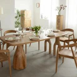 Made in Meubles Table À Manger<Table à manger en bois d'Acacia Anaé