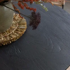 Made in Meubles Table À Manger<Table à manger en bois de manguier et métal Rosie