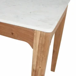 Made in Meubles Table À Manger<Table à manger en bois de manguier et marbre Arthuro