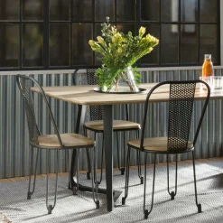 Made in Meubles Table À Manger<Table à manger en bois de manguier Suzon