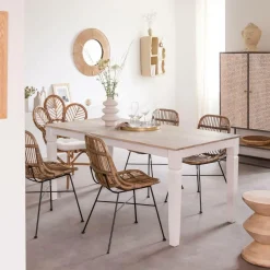 Made in Meubles Table À Manger<Table à manger en bois de manguier Eden