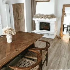 Made in Meubles Table À Manger<Table à manger en bois recyclé Blaise