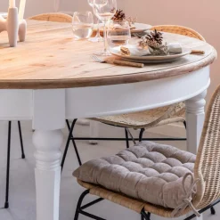 Made in Meubles Table À Manger<Table à manger en bois recyclé avec allonges Garance