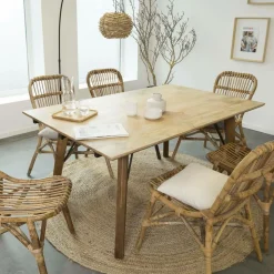 Made in Meubles Table À Manger<Table à manger en manguier Clarisse