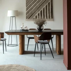 Made in Meubles Table À Manger<Table à manger en pin recyclé Constance