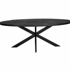 Made in Meubles Table À Manger<Table à manger ovale en bois de manguier Amor