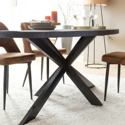 Made in Meubles Table À Manger<Table à manger ovale en bois de manguier Amor