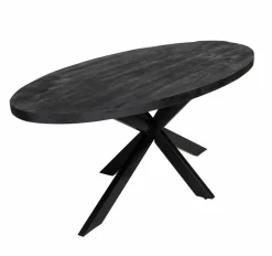 Made in Meubles Table À Manger<Table à manger ovale en bois de manguier Amor