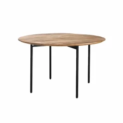 Made in Meubles Table À Manger<Table à manger ronde en bois de manguier Gloria