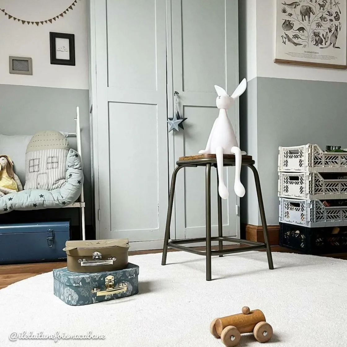 Made in Meubles Tabouret<Tabouret écolier métal et bois petit modèle Marcus