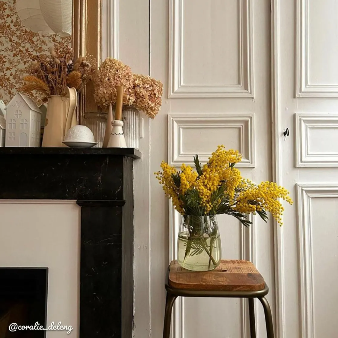 Made in Meubles Tabouret<Tabouret écolier métal et bois petit modèle Marcus