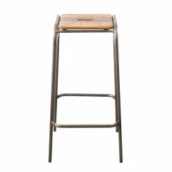 Made in Meubles Tabouret De Bar<Tabouret de bar écolier bois et métal 77cm Marcus