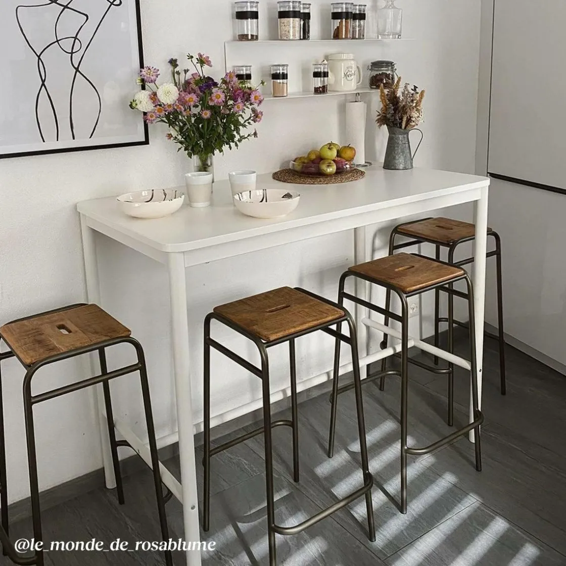 Made in Meubles Tabouret De Bar<Tabouret de bar écolier bois et métal 77cm Marcus