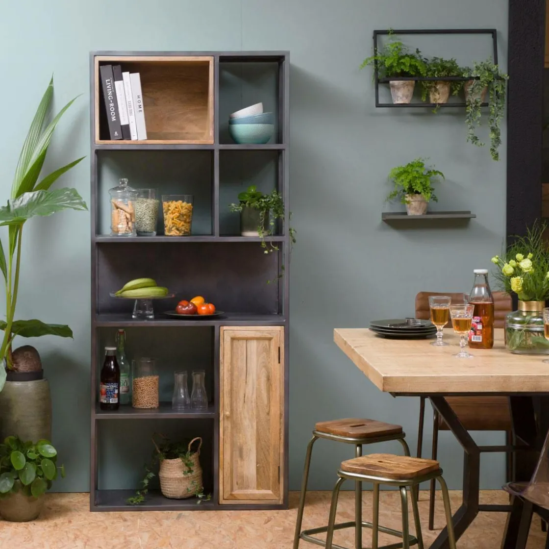 Made in Meubles Tabouret De Bar<Tabouret de bar écolier métal et bois 69 cm Marcus