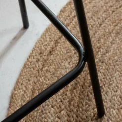 Made in Meubles Tabouret De Bar<Tabouret de bar en cuir marron et métal Alexandre (lot de 2)