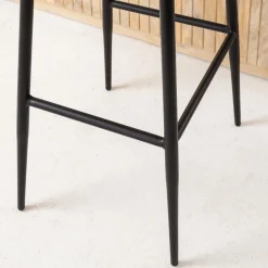 Made in Meubles Tabouret De Bar<Tabouret de bar en cuir marron Carl