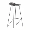 Made in Meubles Tabouret De Bar<Tabouret de bar en cuir noir Archi