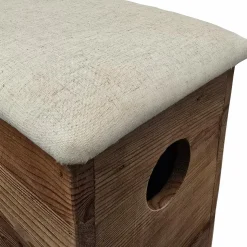 Made in Meubles Tabouret<Tabouret en bois recyclé Blaise