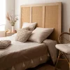 Made in Meubles Tête De Lit<Tête de lit en bois de manguier et cannage Noémia
