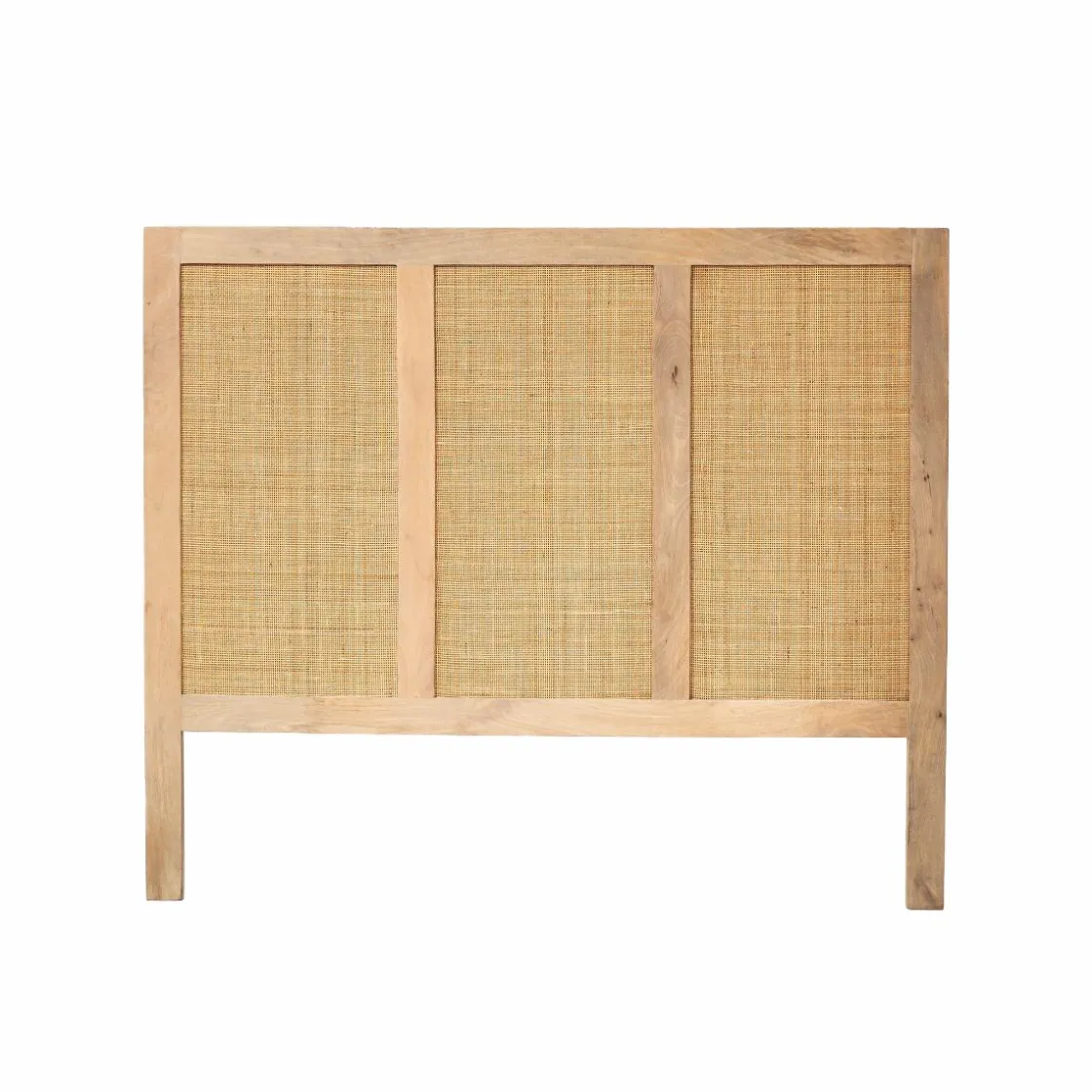 Made in Meubles Tête De Lit<Tête de lit en bois de manguier et cannage Noémia