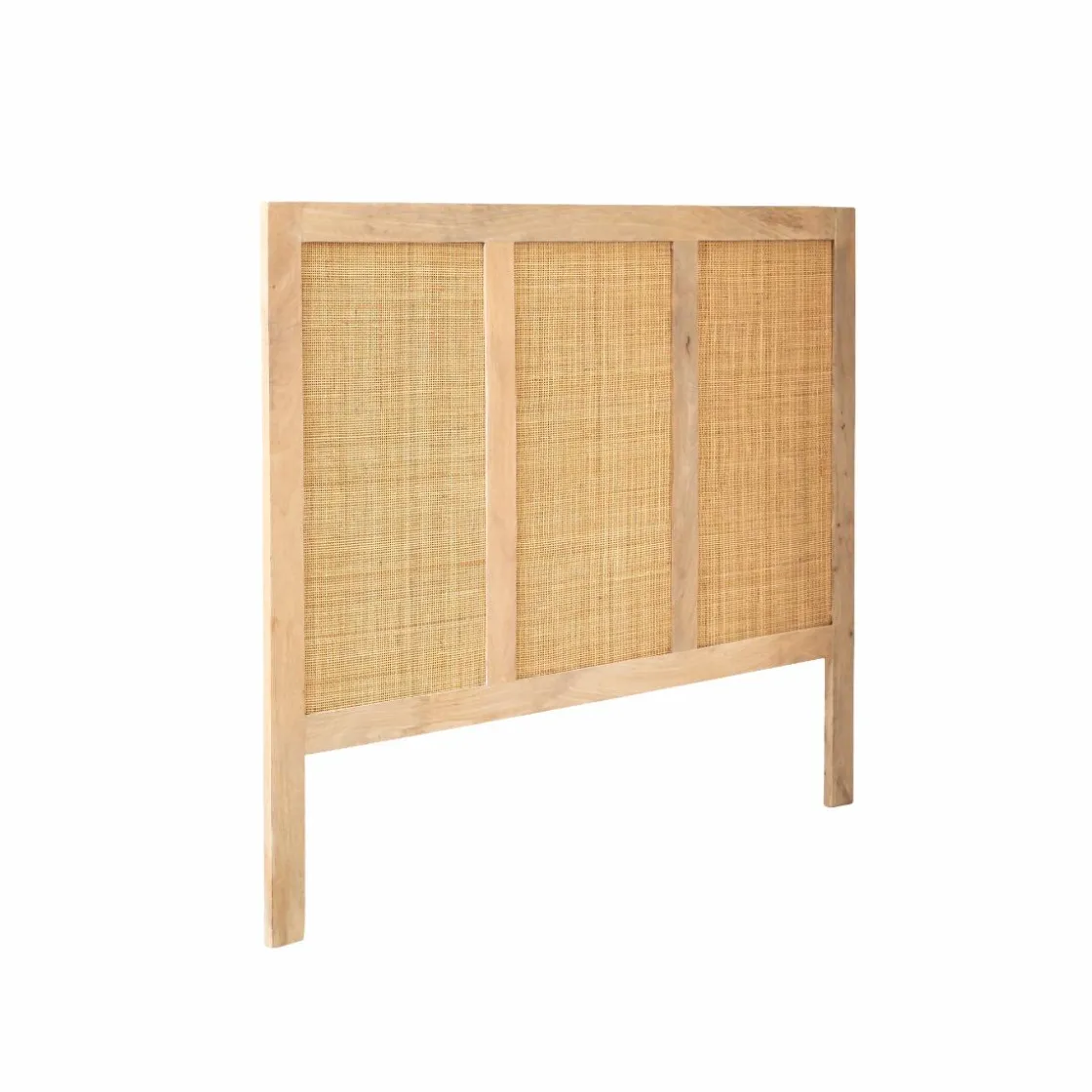 Made in Meubles Tête De Lit<Tête de lit en bois de manguier et cannage Noémia