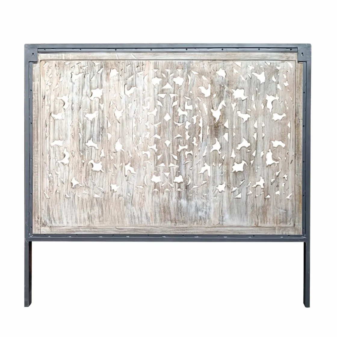 Made in Meubles Tête De Lit<Tête de lit en bois de manguier blanchi Lila