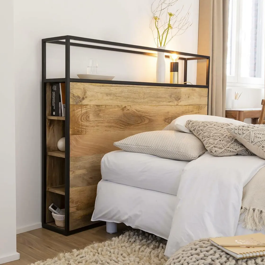 Made in Meubles Tête De Lit<Tête de lit en bois de manguier 160 cm Armelle