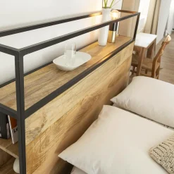 Made in Meubles Tête De Lit<Tête de lit en bois de manguier 160 cm Armelle