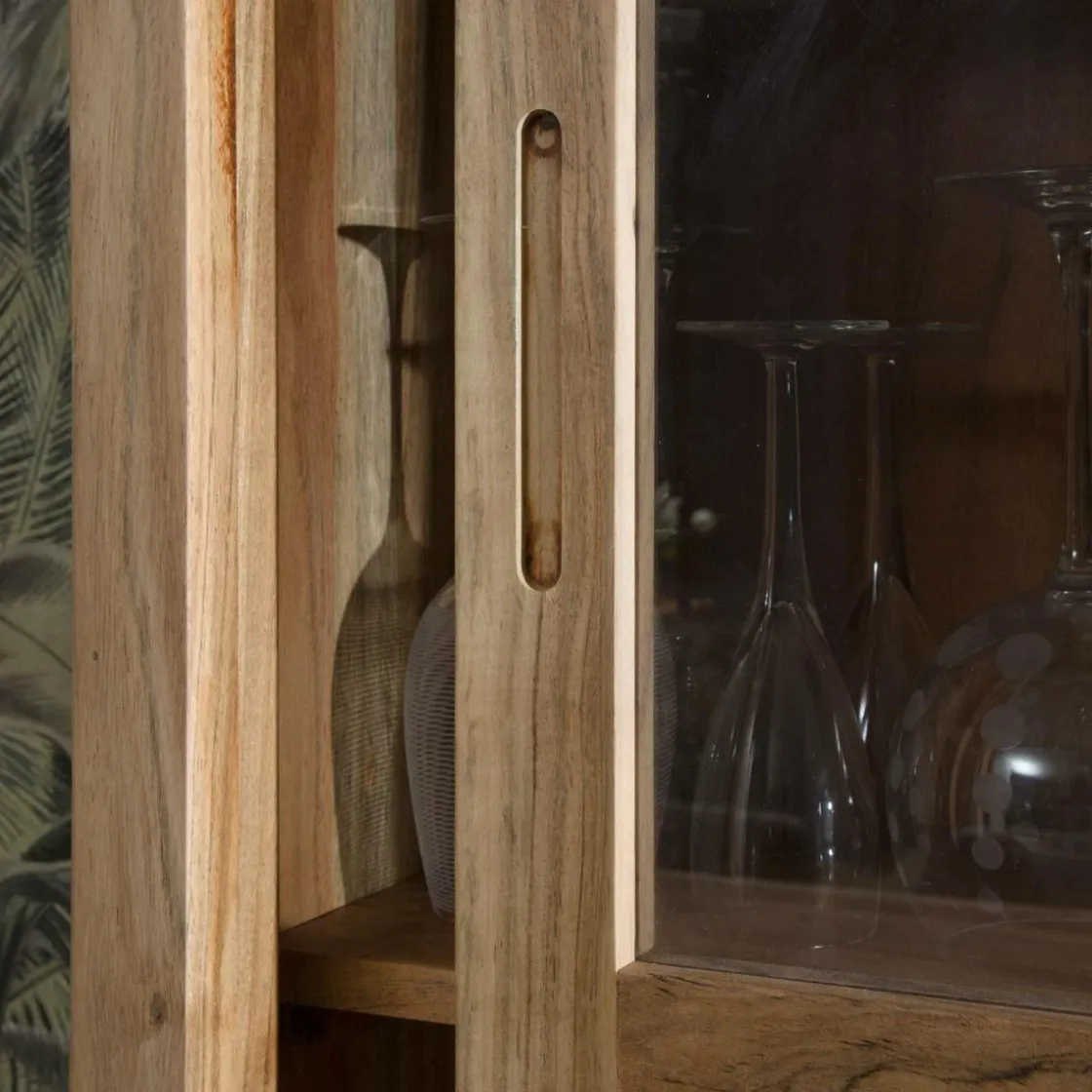 Made in Meubles Vaisselier<Vaisselier en bois d'acacia Salta