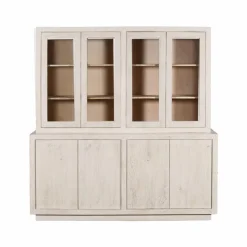 Made in Meubles Vaisselier<Vaisselier en bois de manguier blanchi Alison