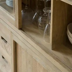 Made in Meubles Vaisselier<Vaisselier en bois de manguier Nina