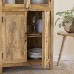 Made in Meubles Vaisselier<Vaisselier en bois de manguier Lisandro