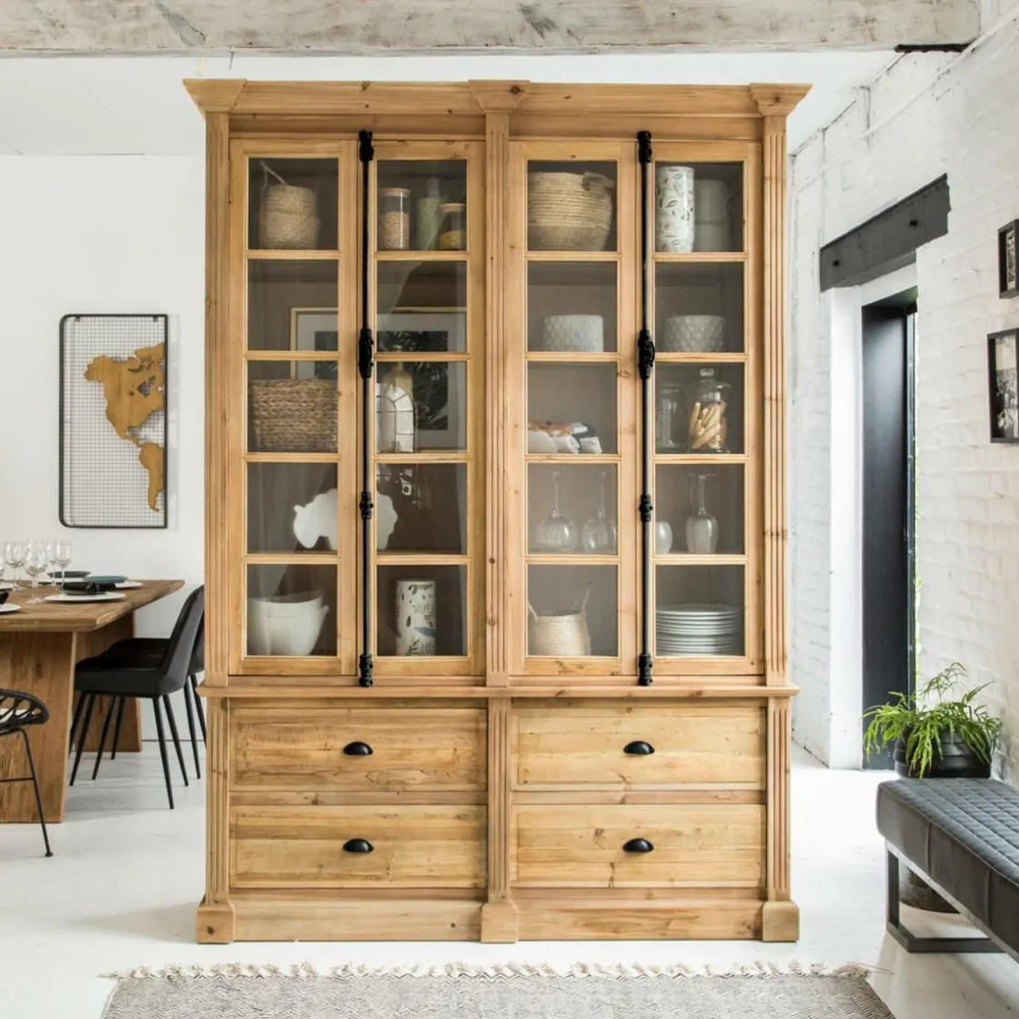 Made in Meubles Vaisselier<Vaisselier en bois recyclé Alba