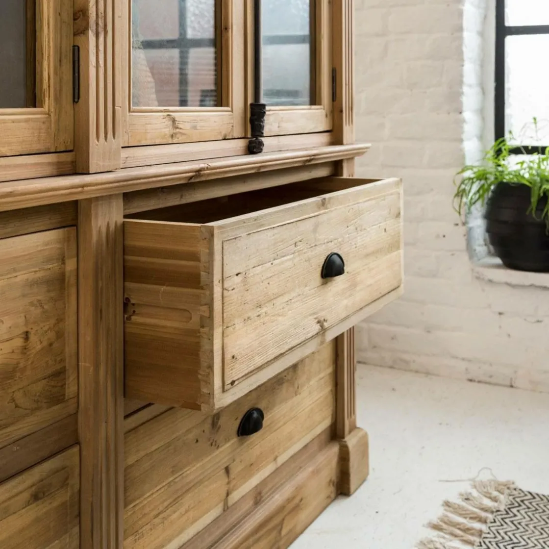 Made in Meubles Vaisselier<Vaisselier en bois recyclé Alba