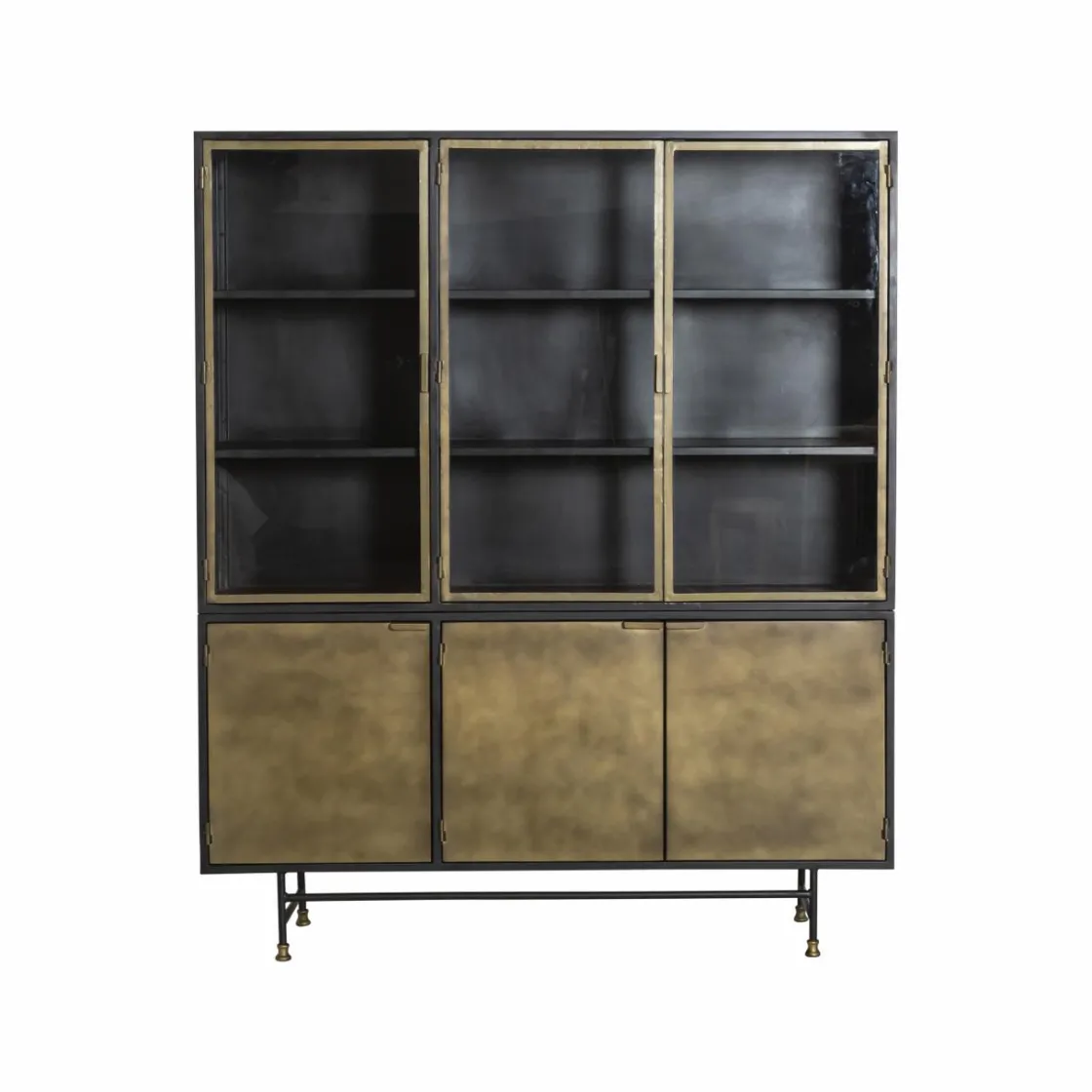 Made in Meubles Vaisselier<Vaisselier en laiton et métal Janelle