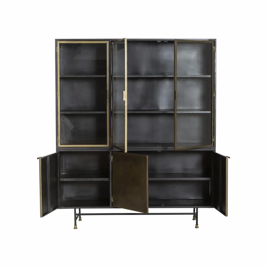 Made in Meubles Vaisselier<Vaisselier en laiton et métal Janelle