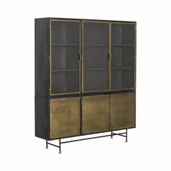 Made in Meubles Vaisselier<Vaisselier en laiton et métal Janelle