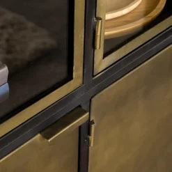 Made in Meubles Vaisselier<Vaisselier en laiton et métal Janelle