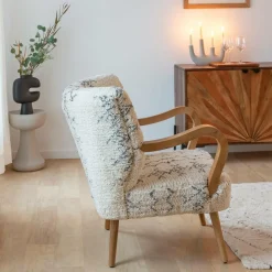 Made in Meubles Décoration<Vase beige 4 tiges en aluminium Dahlia