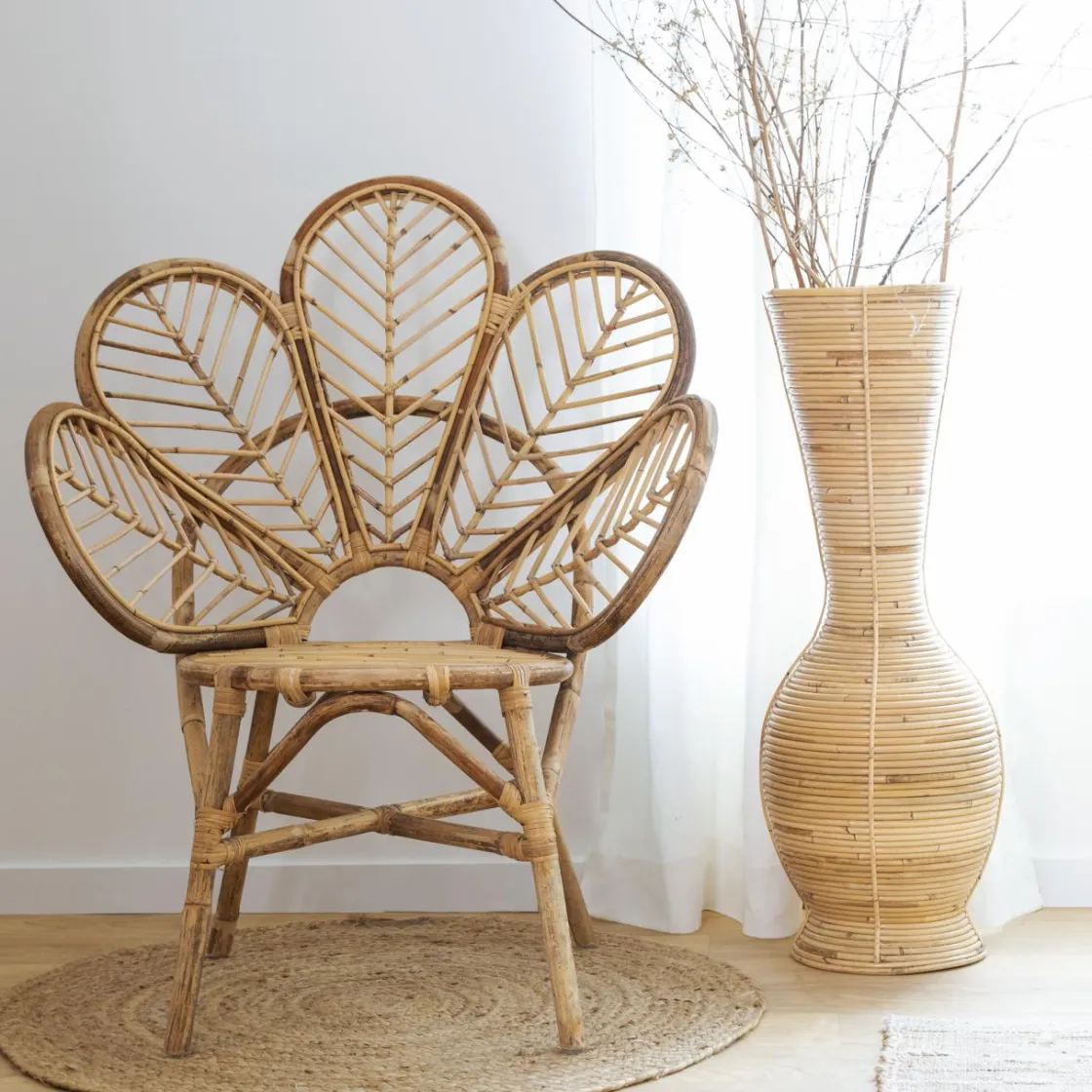 Made in Meubles Décoration<Vase haut à rayures