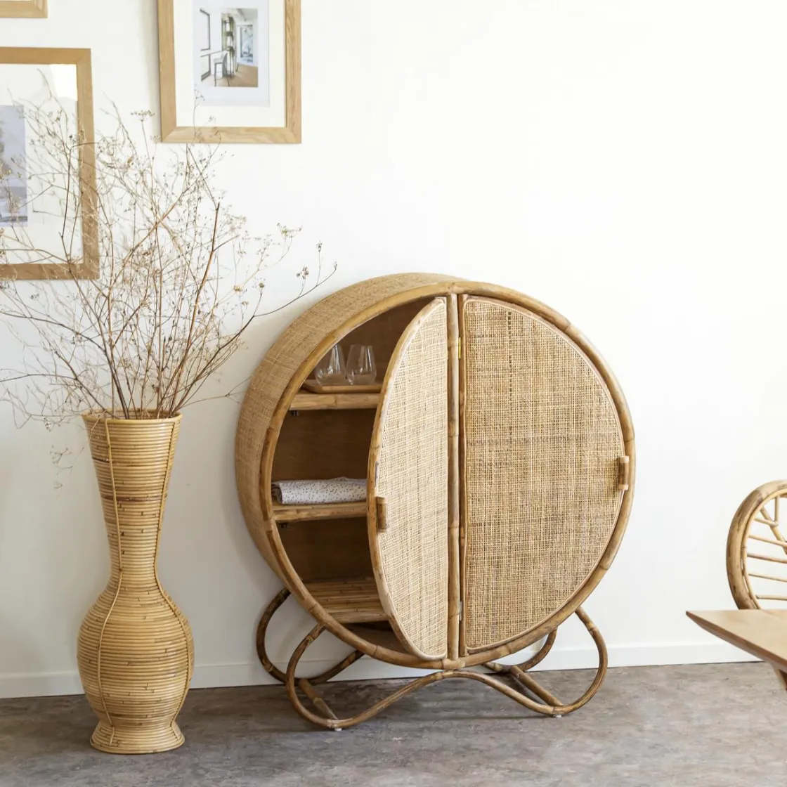 Made in Meubles Décoration<Vase haut à rayures