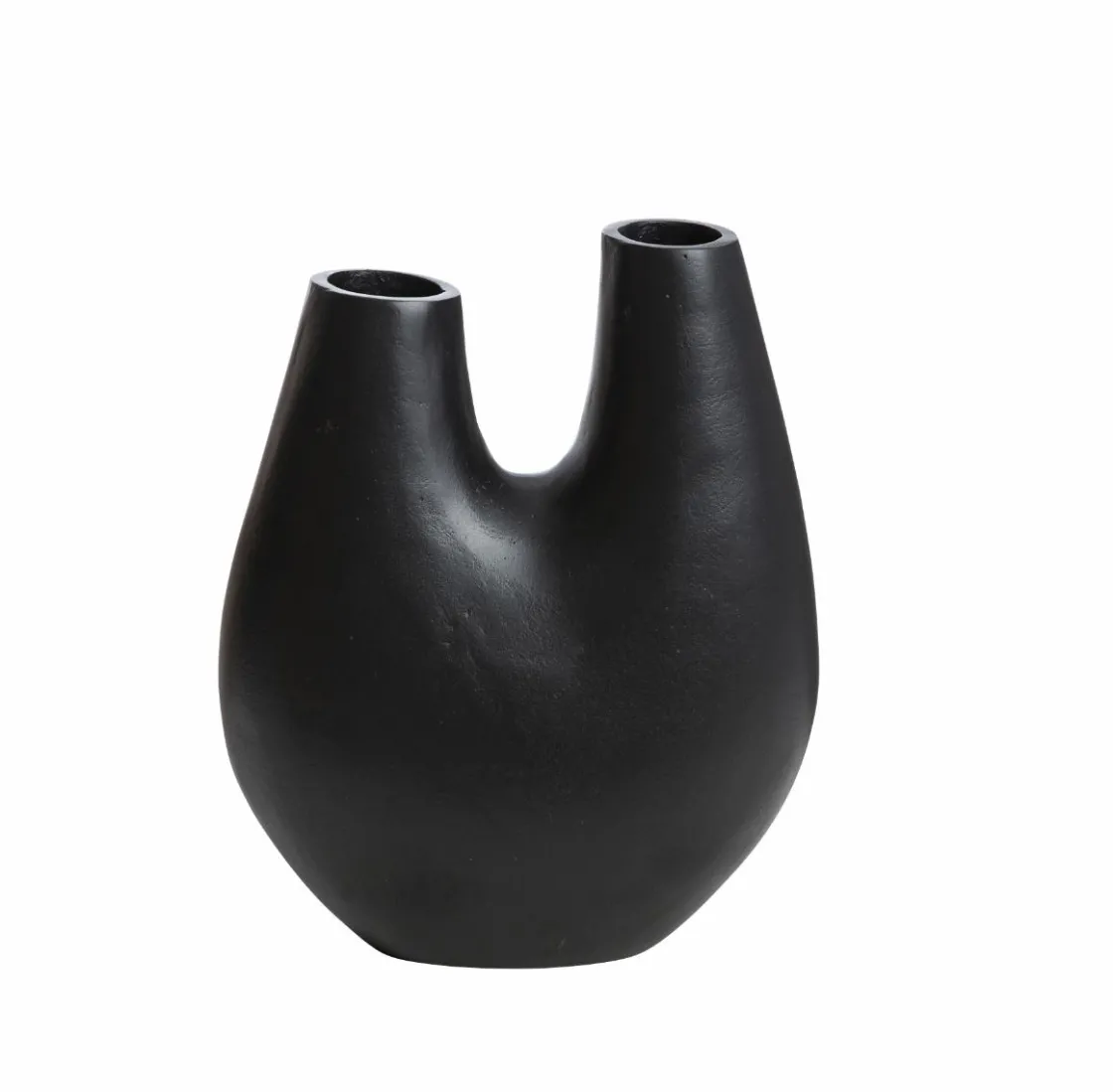 Made in Meubles Décoration<Vase noir 2 tiges en aluminium Tulipa